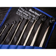 Bluespot Tools Extra Long Ring Spanner Set, 7 Piece