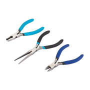 Bluespot Tools Soft Grip Mini Plier Set, 3 Piece