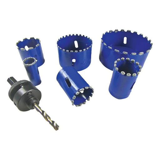 Boa Kitchen & Bathroom Installer Kit Diamond Holesaw Set, 6 Piece