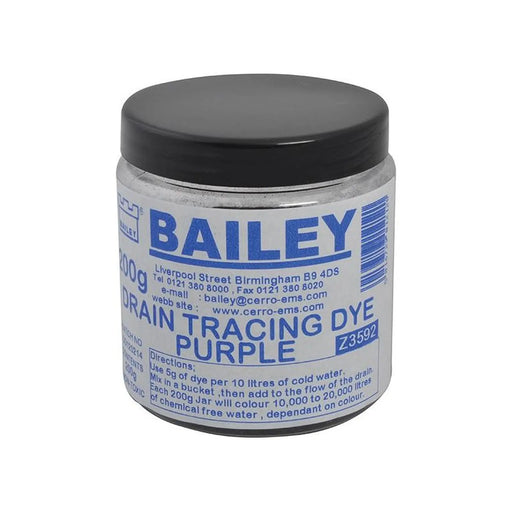 Bailey Products 3592 Drain Tracing Dye - Purple