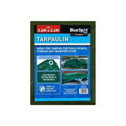 Bluespot Tools Green Tarpaulin 3.6 x 2.4m