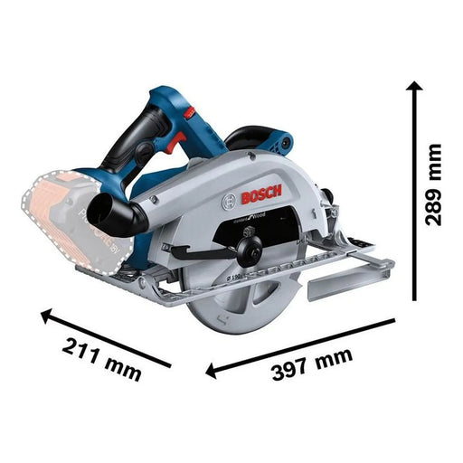 Bosch GKS 18V-68 C Professional BITURBO Circular Saw 18V Bare Unit