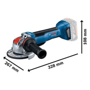 Bosch GWX 18V-10P Professional X-LOCK Angle Grinder 125mm 18V Bare Unit