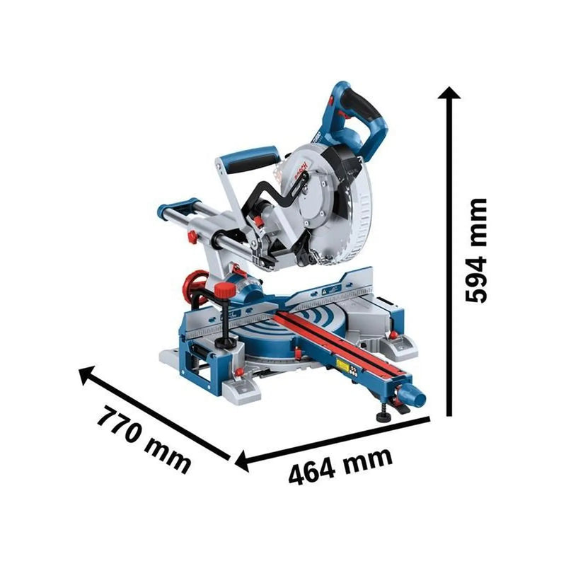 Bosch GCM 18V-216 D Professional BITURBO Mitre Saw 18V Bare Unit