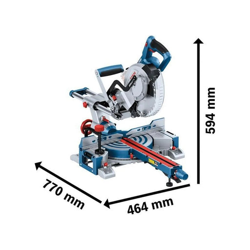 Bosch GCM 18V-216 D Professional BITURBO Mitre Saw 18V Bare Unit