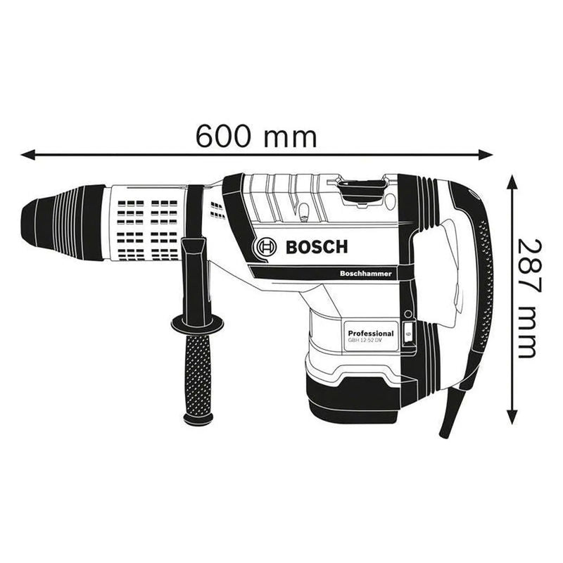 Bosch GBH 12-52 DV SDS-Max Professional Rotary Hammer 1700W 110V