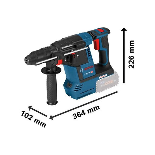 Bosch GBH 18V-26F SDS-Plus Rotary Hammer 18V 2 x 5.0Ah Li-ion