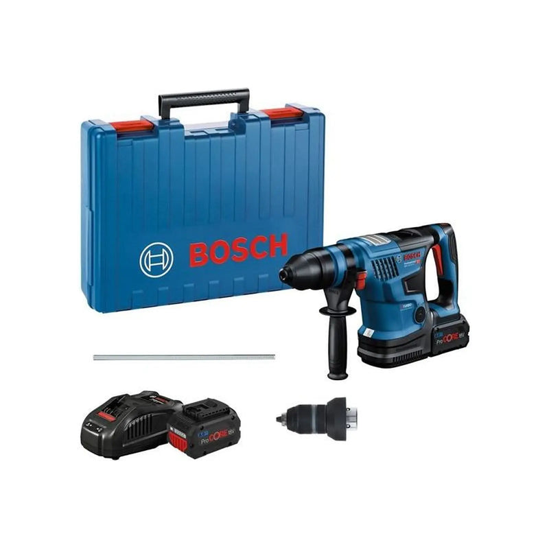 Bosch GBH 18V-34 CF Pro BITURBO SDS-Plus Rotary Hammer 18V 2 x 8.0Ah ProCORE18V Li-ion