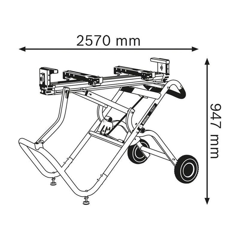 Bosch GTA 2500 W Professional Mitre Saw Stand