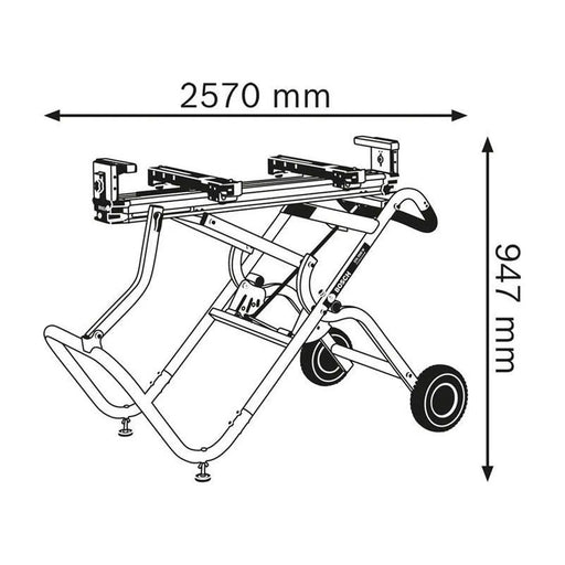 Bosch GTA 2500 W Professional Mitre Saw Stand