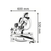 Bosch GCM 12 SDE Professional Sliding Mitre Saw 1450W 240V