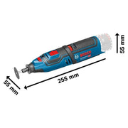 Bosch GRO 12V-35 Rotary Tool 12V Bare Unit