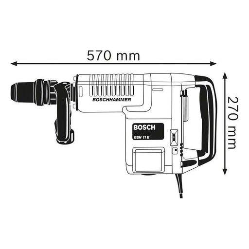 Bosch GSH 11 E SDS-Max Professional Demolition Hammer 1500W 240V