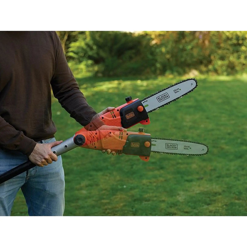 Black + Decker PS7525 Corded Pole Saw 25cm Bar 800W 240V