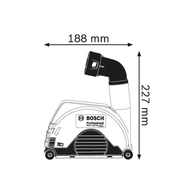 Bosch GDE 115/125 FC-T Professional Grinder Dust Extraction