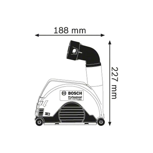 Bosch GDE 115/125 FC-T Professional Grinder Dust Extraction