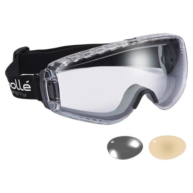 Bolle Safety PILOT PLATINUM® Ventilated Safety Goggles - Clear