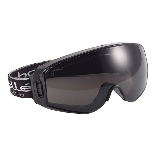 Bolle Safety Pilot PLATINUM® Ventilated Safety Goggles - Smoke