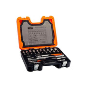Bahco S410 1/4in & 1/2in Drive Socket & Spanner Set, 41 Piece