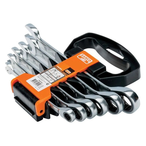 Bahco 1RM Ratcheting Combination Wrench Set, 6 Piece