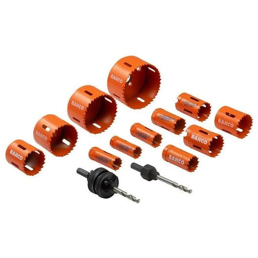 Bahco Plumber's Bi-Metal Holesaw Set, 14 Piece