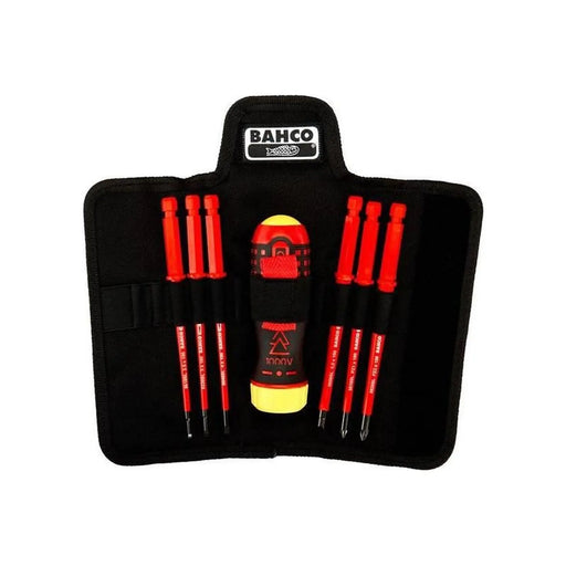 Bahco Insulated Ratcheting Screwdriver Set, 6 Piece