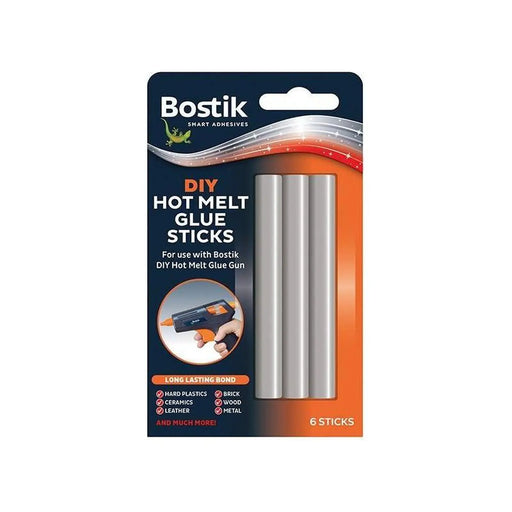 Bostik DIY Hot Melt Glue Sticks (Pack 6)