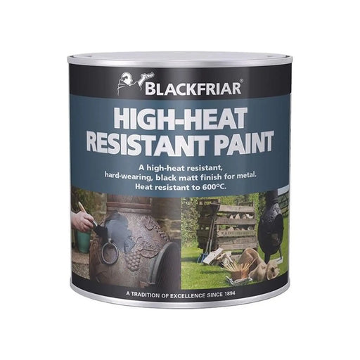 Blackfriar High-Heat Resistant Paint Black 500ml