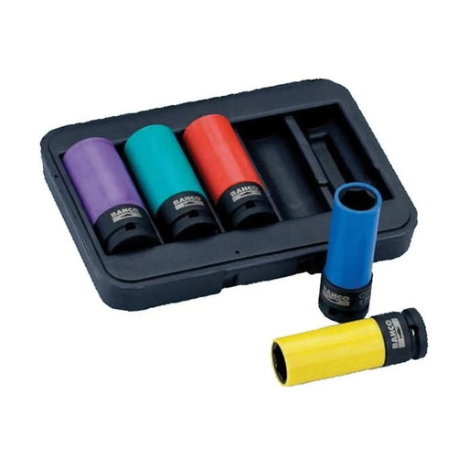 Bahco BWSS12P5 1/2in Drive Impact Wheel Socket Set, 5 Piece