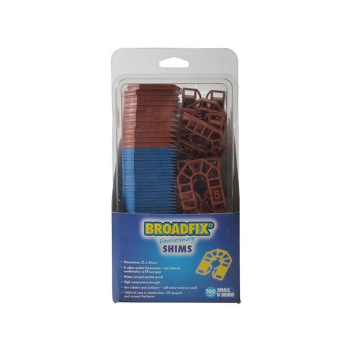 Broadfix Small U-Shim Mixed Clam (Pack 100)