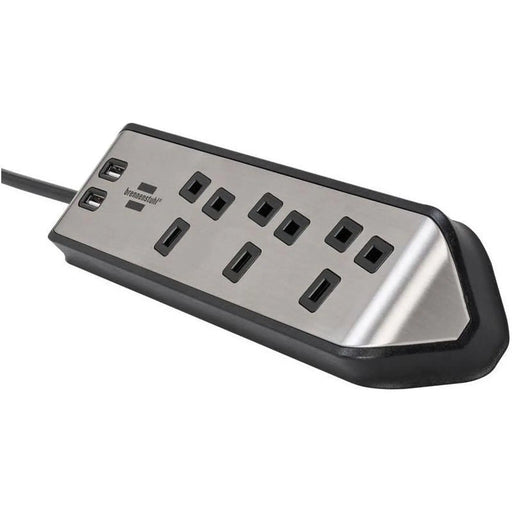 Brennenstuhl estilo Corner Extension Lead 240V 3-Gang 13A Black 2m