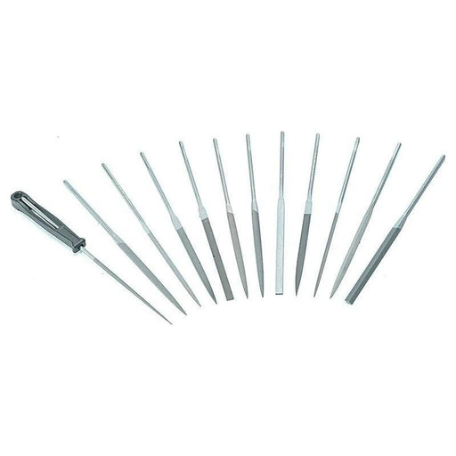 Bahco 2-472-16-2-0 Needle Set of 12 Cut 2 Smoot 160mm (6.2in)