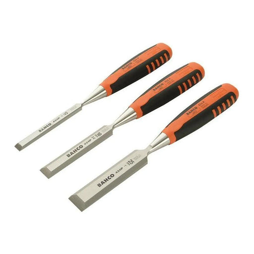 BAHCO 424-P Bevel Edge Chisel Set 3 Piece