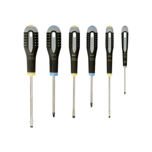 Bahco ERGO Screwdriver Set 6 Piece Professional Quality