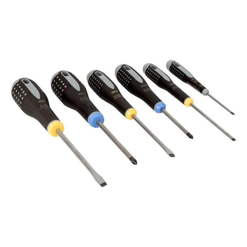 Bahco ERGO Screwdriver Set 6 Piece Professional Quality