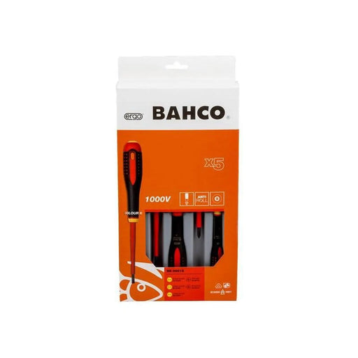 Bahco BE-9881S VDE Insulated Screwdriver Set