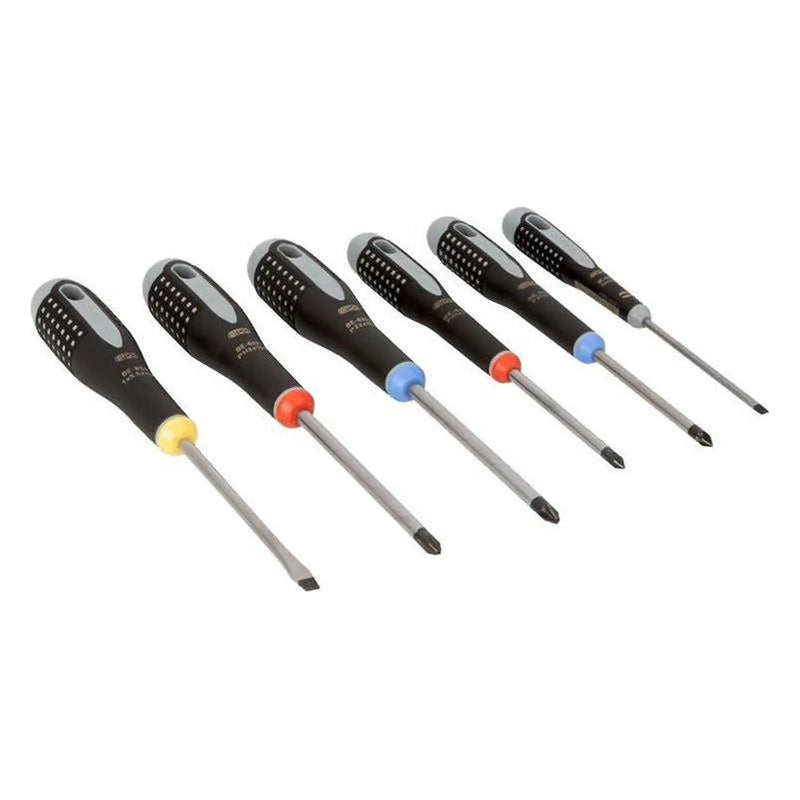 Bahco ERGO Screwdriver Set 6 Piece with Comfort Grip
