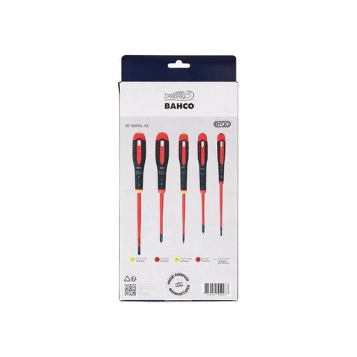 Bahco XMAS BE-9881SL ERGO™ Slim VDE Insulated Screwdriver Set, 5 Piece