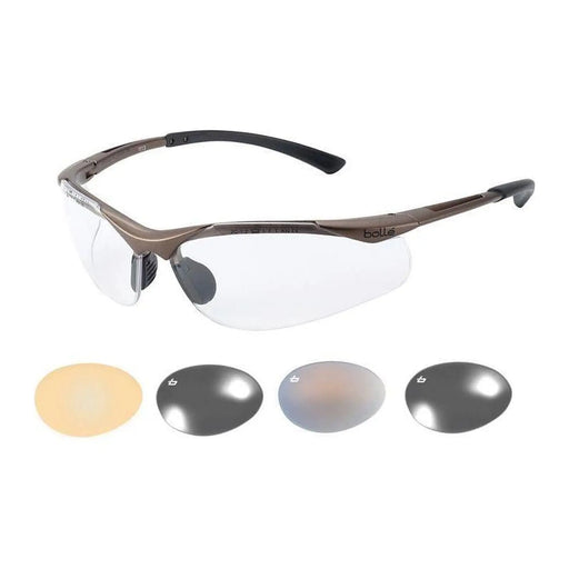 Bolle Safety CONTOUR PLATINUM® Safety Glasses - Clear