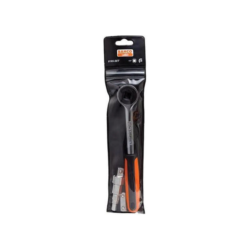Bahco BAH8195SET Valve Ratchet Set with Fittings