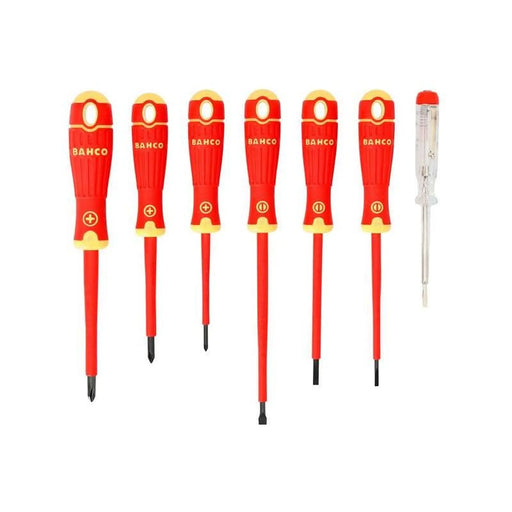 Bahco BAHCOFIT Insulated Screwdriver Set 7-Piece