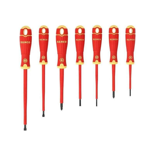 Bahco BAHCOFIT Insulated Screwdriver Set 7 Piece