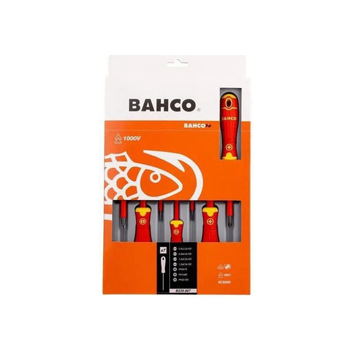 Bahco BAHCOFIT Insulated Screwdriver Set 7 Piece