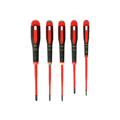 Bahco BE-9871SL ERGO™ Slim VDE Insulated Screwdriver Set, 5 Piece