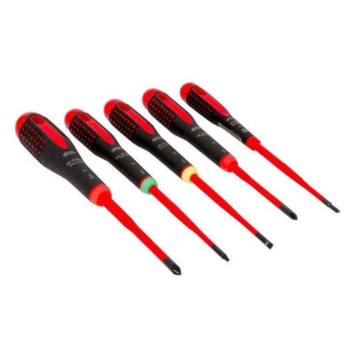 Bahco BE-9871SL ERGO™ Slim VDE Insulated Screwdriver Set, 5 Piece