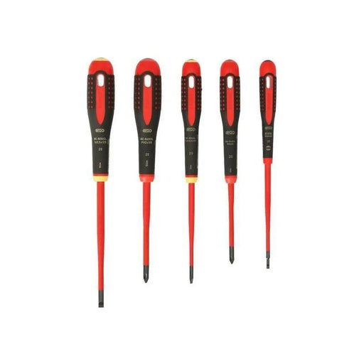 Bahco ERGO VDE Insulated Screwdriver Set 5 Piece