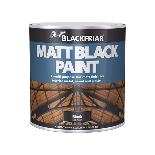 Blackfriar Matt Black Paint 125ml Interior Emulsion