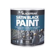 Blackfriar Satin Black Paint 250ml Professional Finish
