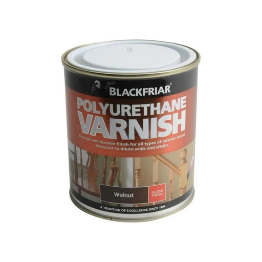 Blackfriar Polyurethane Varnish Walnut Gloss 500ml