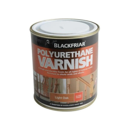 Blackfriar Polyurethane Varnish Light Oak Gloss 500ml